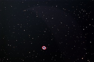 A photo of the Ring Nebula.